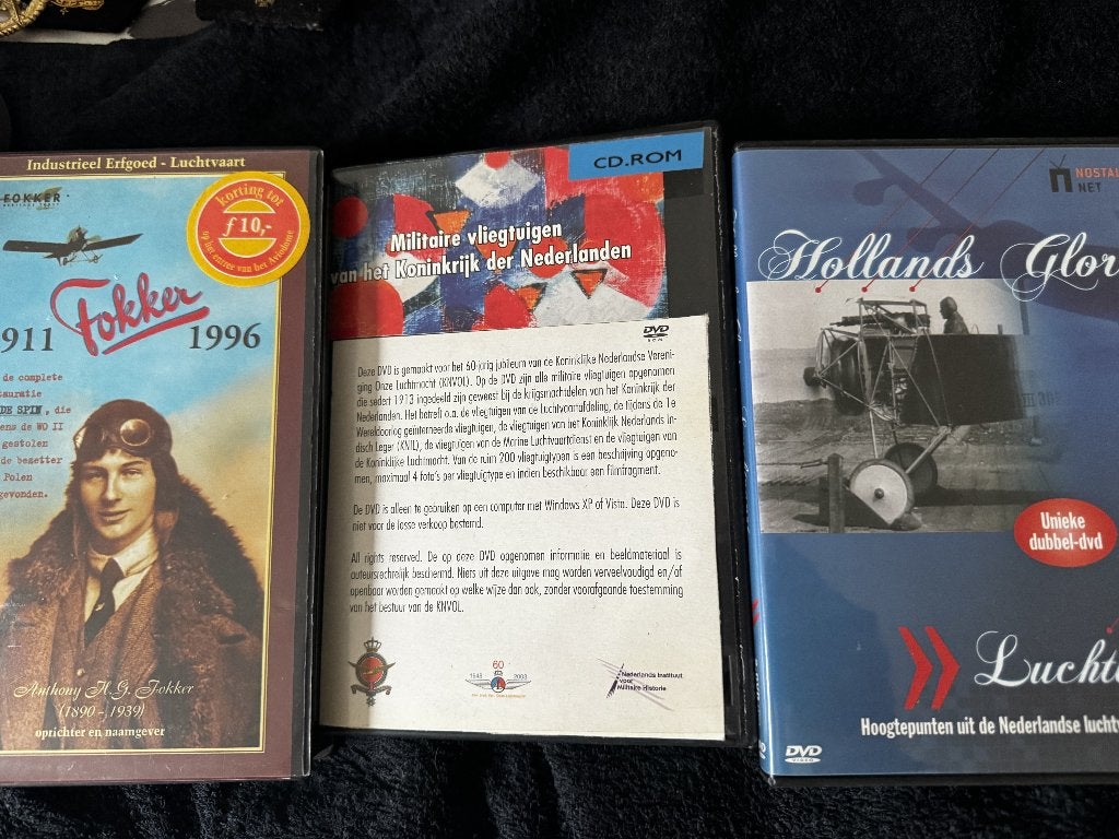 Luchtvaart Collectie: 1 Videoband en 5 DVD's, Ophalen of Verzenden, Gebruikt, Overige typen