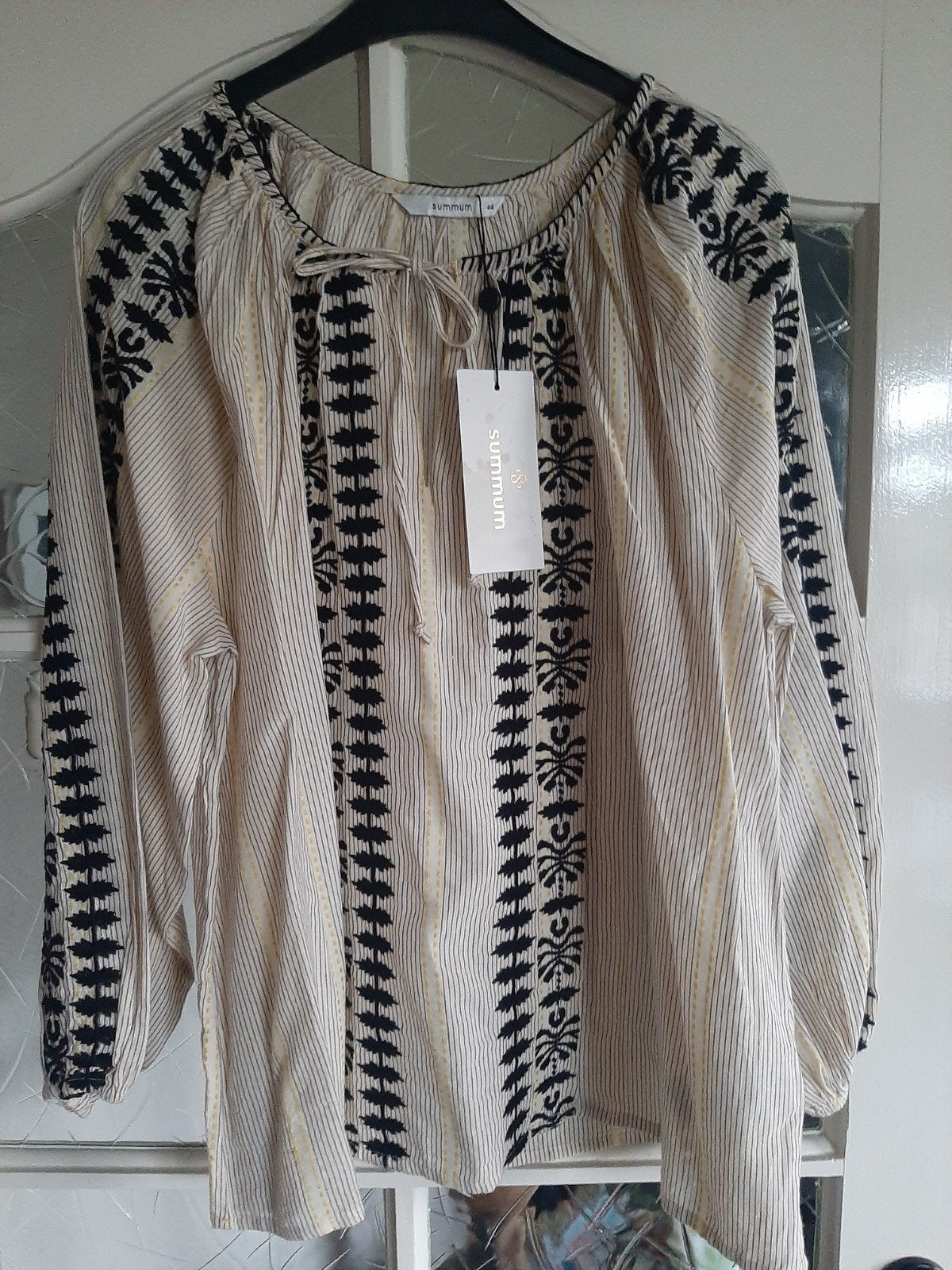 Nieuw Summum blouse maat 44 ecru/zwart, Kleding | Dames, Truien en Vesten, Summum Woman, Zwart, Maat 42/44 (L), Nieuw