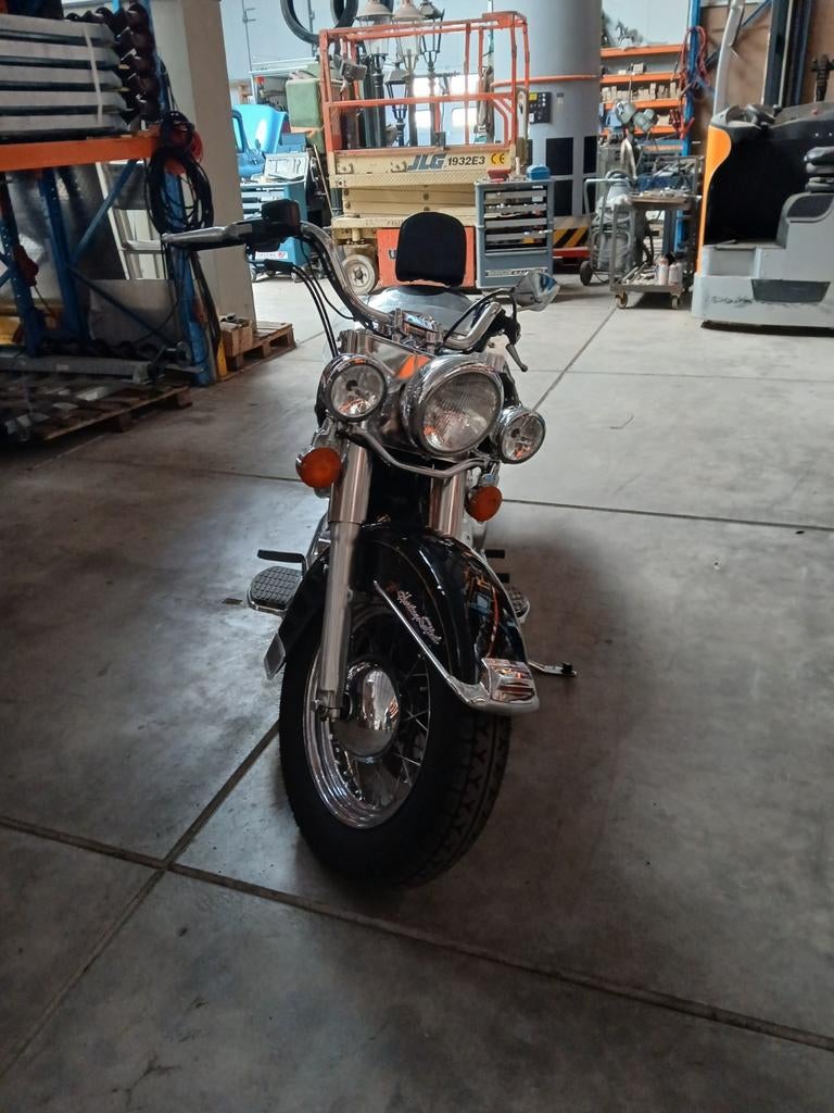 Harley-Davidson Softail 1340cc heritage 0651-376539, 2 cilinders, Sportuitlaat, 1340 cc, Bedrijf