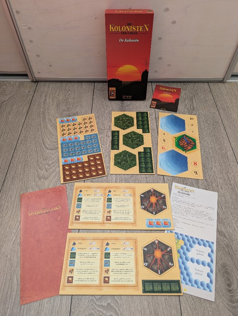 De kolonisten van Catan - De kolonien, Vijf spelers of meer, Ophalen of Verzenden, Zo goed als nieuw, 999 Games