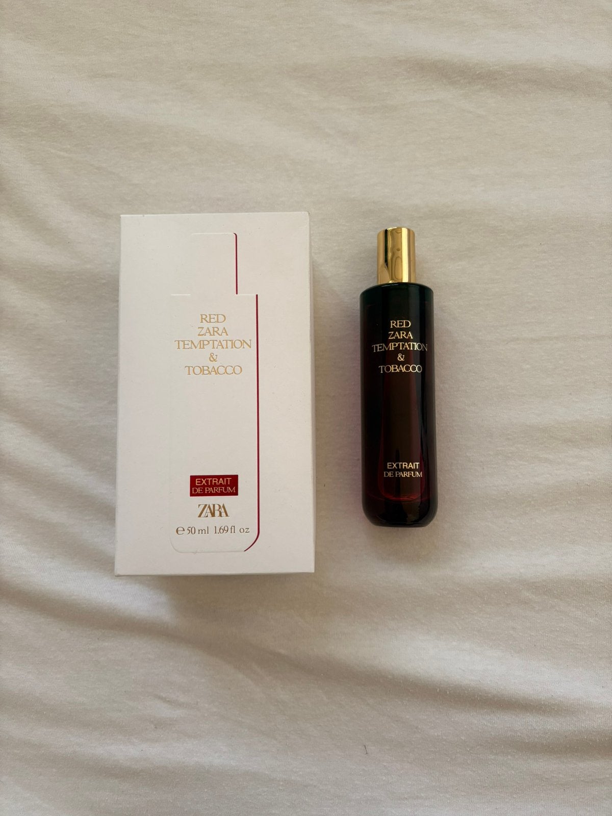 Zara red temptation & tobacco 50ML, Ophalen of Verzenden, Zo goed als nieuw