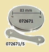 072671 RVS Inspectieluik / dekplaat Ø 139mm. € 92,95, Ophalen of Verzenden, Nieuw, Motor en Techniek