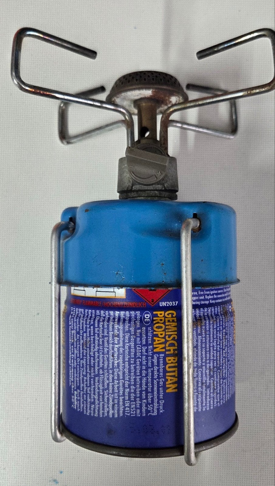 Vintage campingaz Bleuet 206 gasbrander kamperen, Caravans en Kamperen, Kampeeraccessoires, Ophalen of Verzenden, Gebruikt