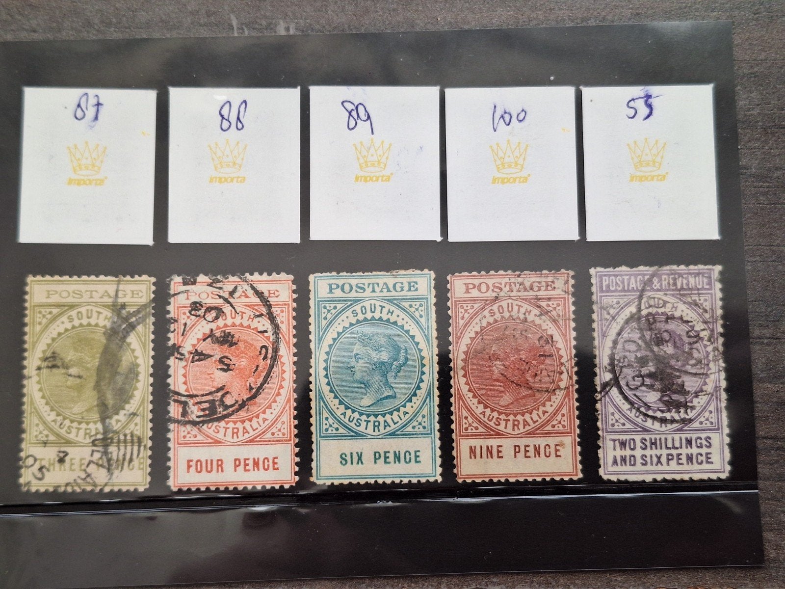Kaart South australie.  1902-1904, Ophalen of Verzenden, Buitenland