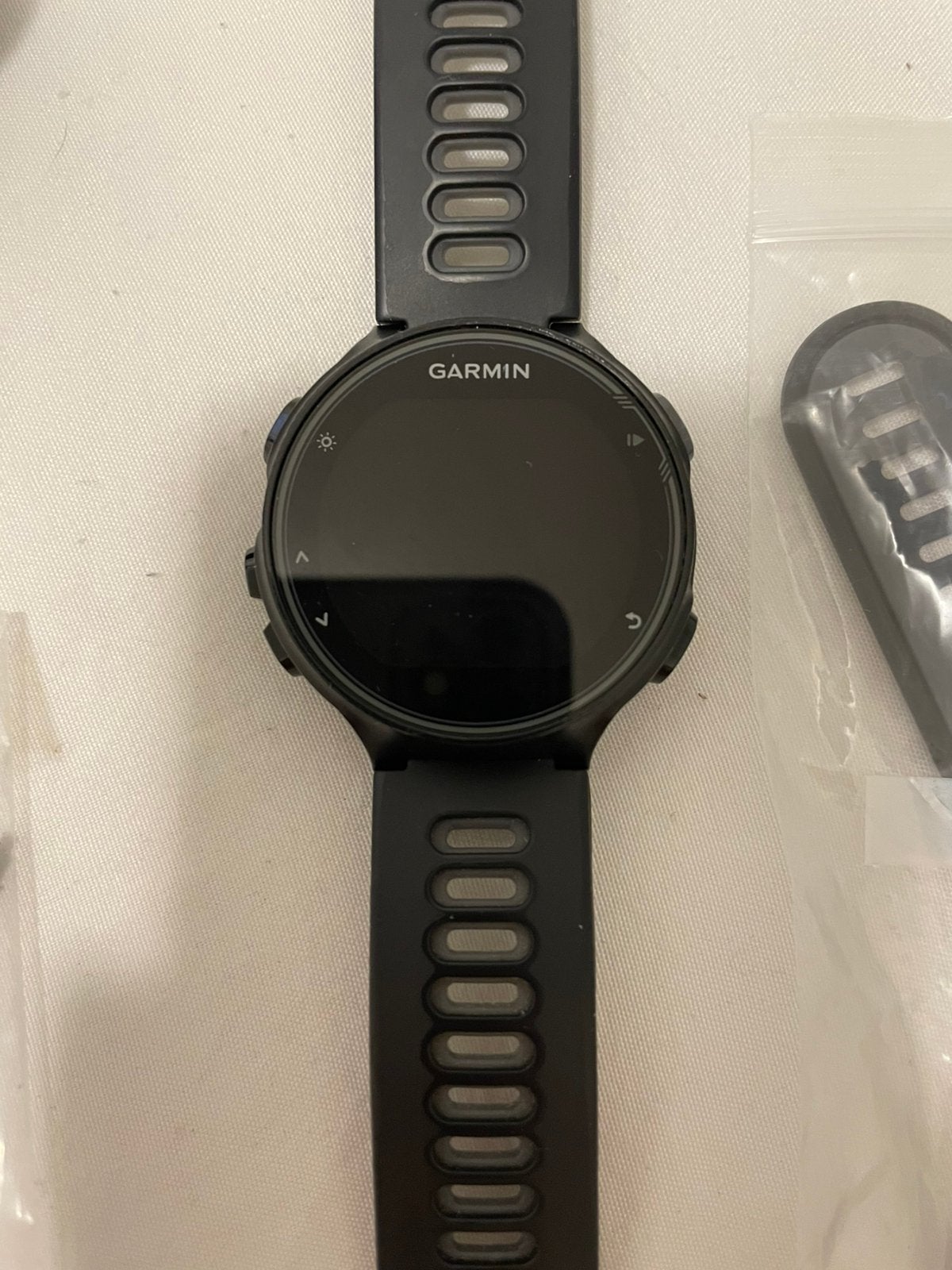 Garmin Forerunner 735XT + Garmin HRM Run Heart Rate Monitor, Zwart, Ophalen of Verzenden, Zo goed als nieuw, GPS
