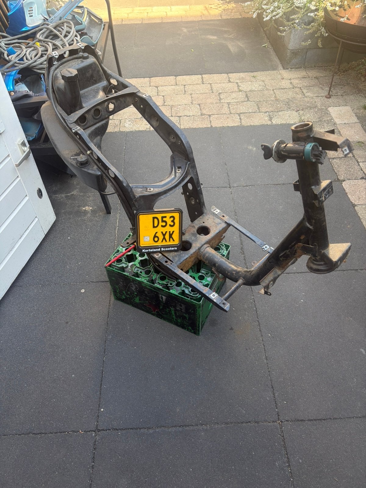 Zip brom frame, Ophalen