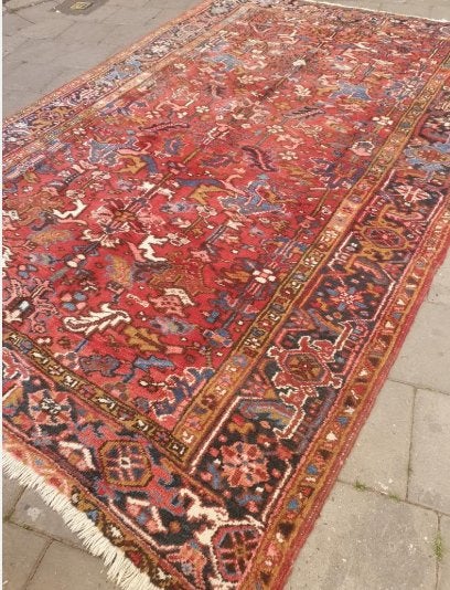 Heriz tapijt, Ophalen, 200 cm of meer, Perzie., Zo goed als nieuw