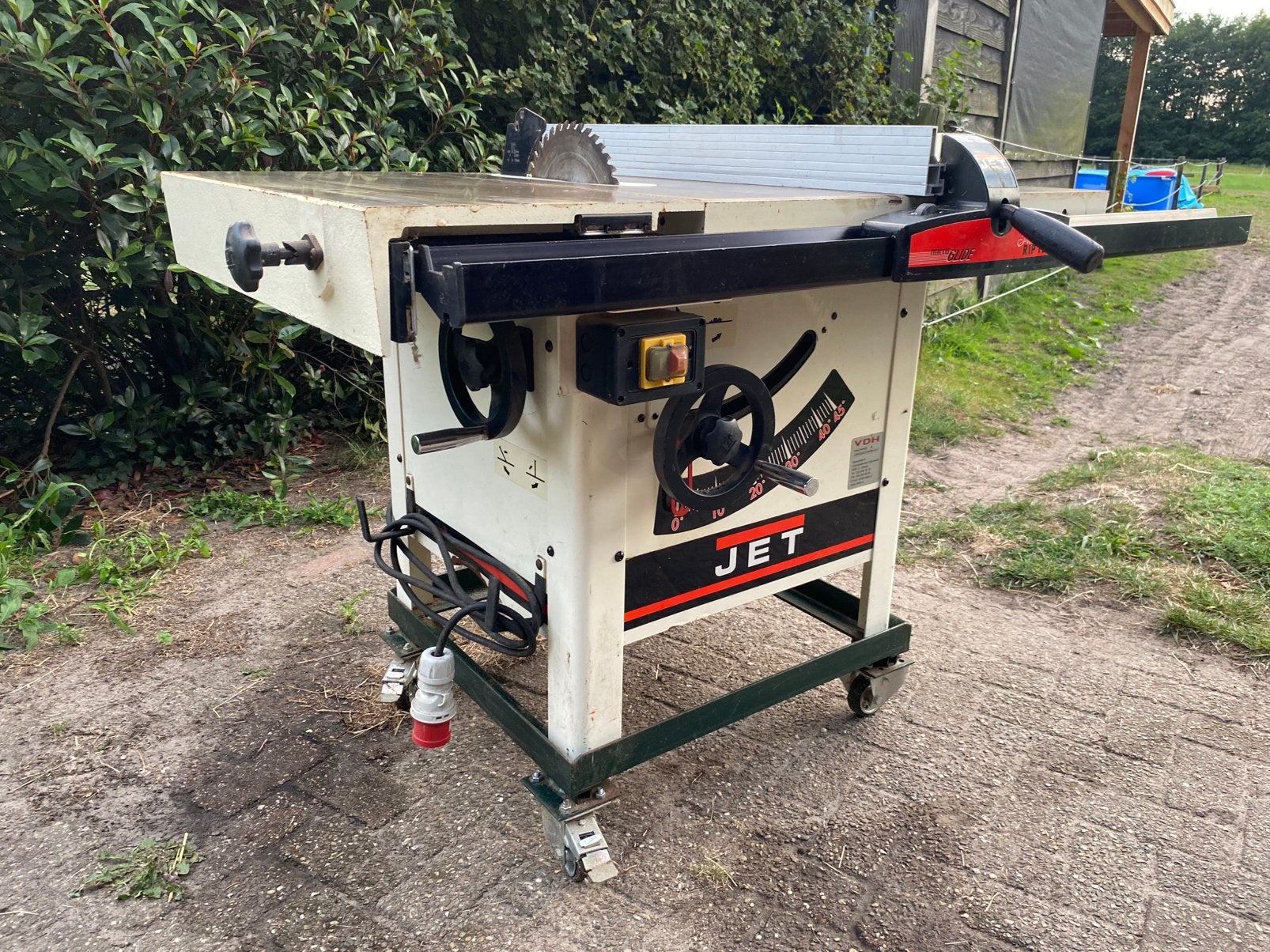 Jet jts 250s zaagtafel, Doe-het-zelf en Verbouw, Ophalen, Gebruikt, Cirkelzaag, 30 tot 70 mm
