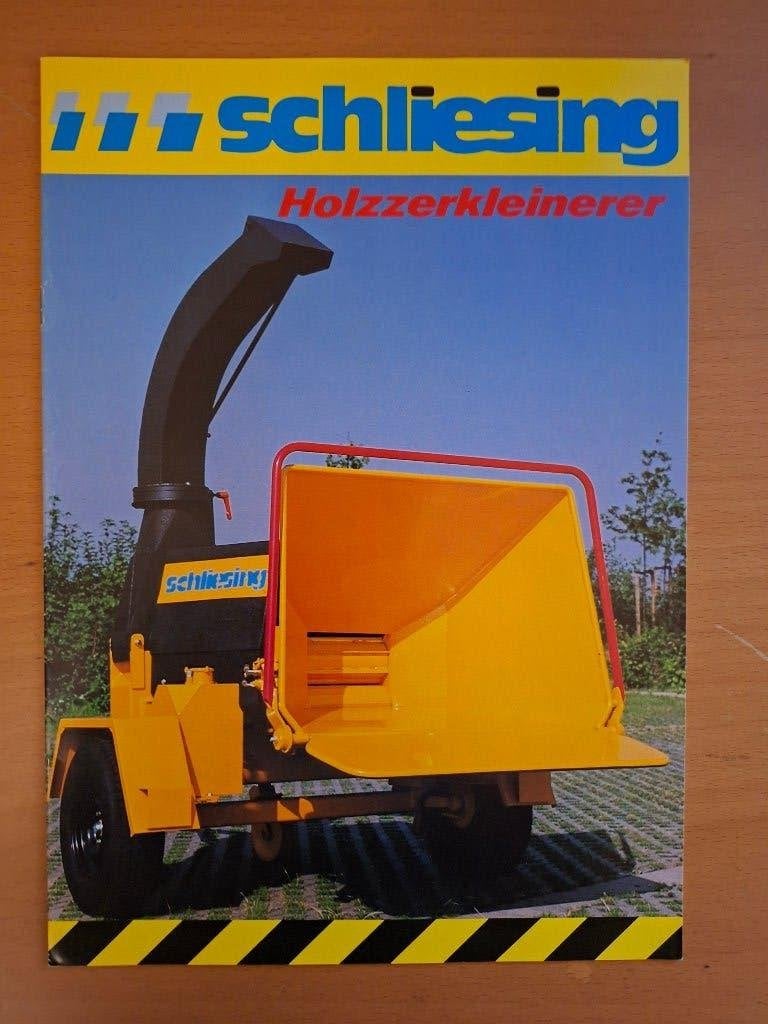 Folder Schliesing takkenversnipperaar, Ophalen of Verzenden, Gelezen, Tractor en Landbouw