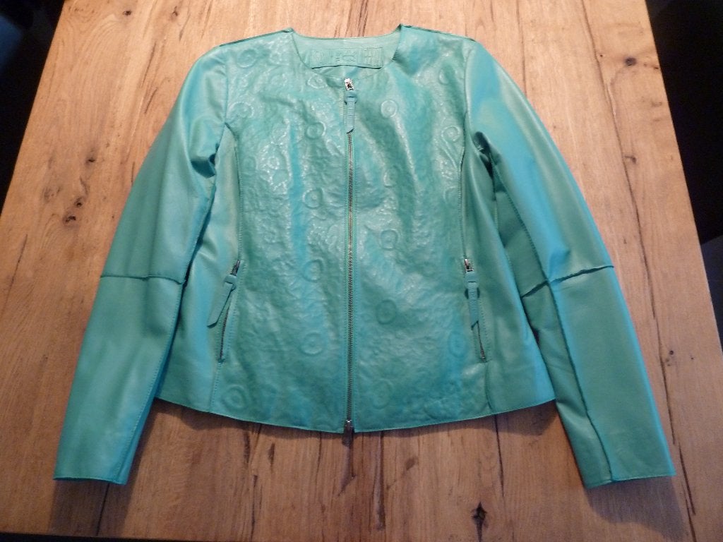 SAVE THE QUEEN LEREN JASJE MAAT 38 NIEUW, Maat 38/40 (M), Nieuw, Groen, Save the Queen