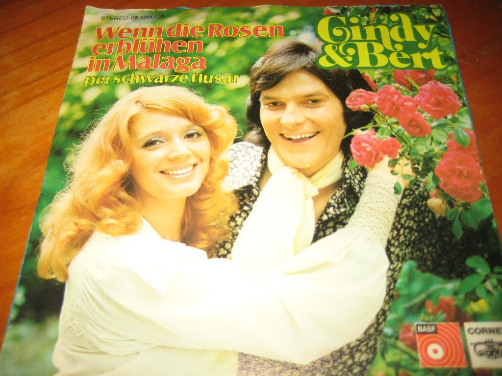 Cindy + Bert: Wenn die Rosen erblühen in Malaga, Ophalen of Verzenden, Zo goed als nieuw, Pop, Single