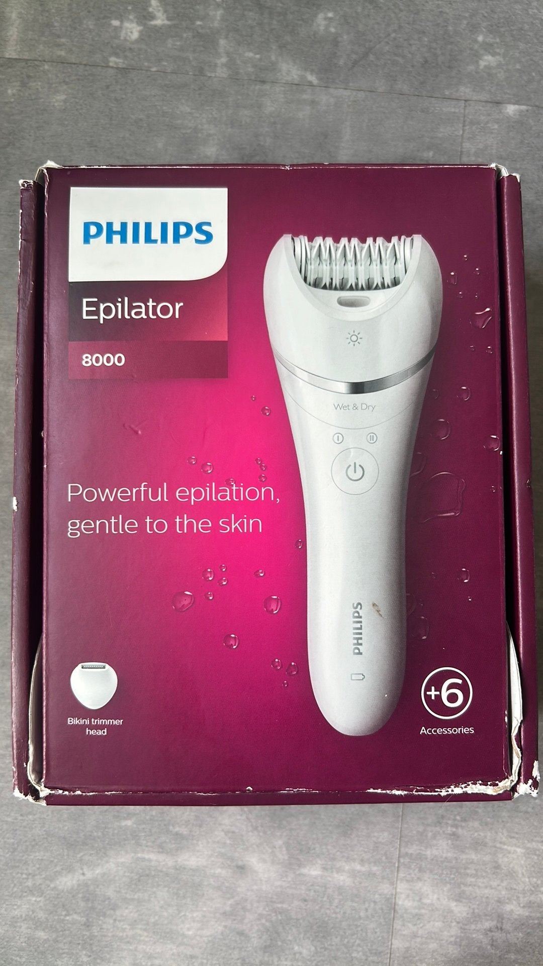 Philips Epilator Series 8000 - Wet & Dry, Verzenden, Zo goed als nieuw, Scheren en Epileren