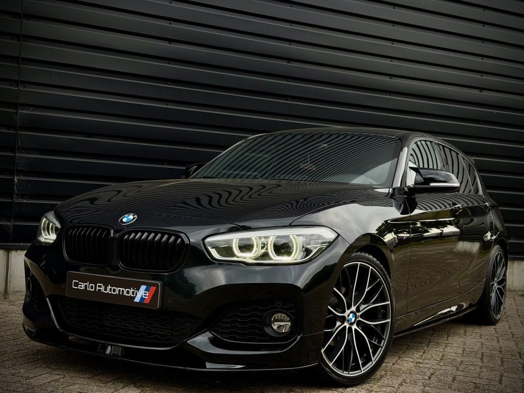 BMW 1-serie 118i M-PERFORMANCE LEDER|HiFi|CARPLAY|19'' M|LED, Auto's, BMW, Bedrijf, Te koop, 1-Serie, ABS, Airbags, Airconditioning