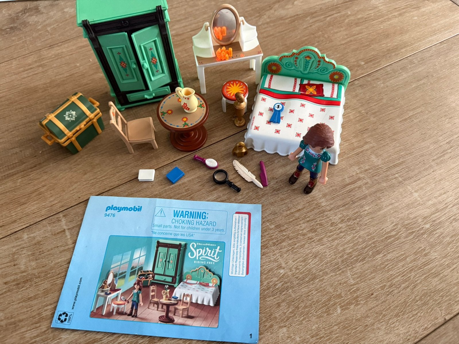 Playmobil spirit slaapkamer 9476, Ophalen of Verzenden, Zo goed als nieuw