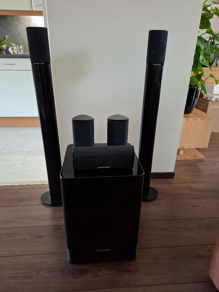 Harman Kardon speakers, Audio, Tv en Foto, Home Cinema-sets, Gebruikt, Blu-ray-speler, 70 watt of meer, 5.1-systeem