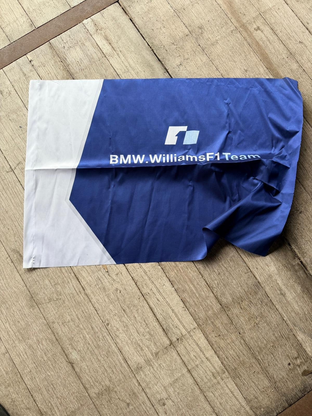 Vlag BMW Williams F1 Team, Verzamelen, Ophalen of Verzenden, Gebruikt, Formule 1