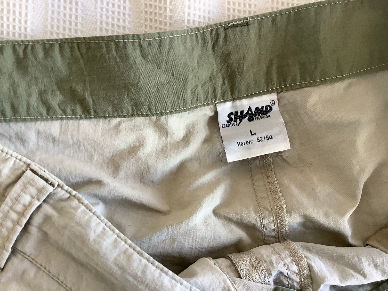 Shand Creative & Fashion Heren Outdoor Broek Maat L (52/54), Ophalen of Verzenden, Gedragen, Maat 52/54 (L), Beige