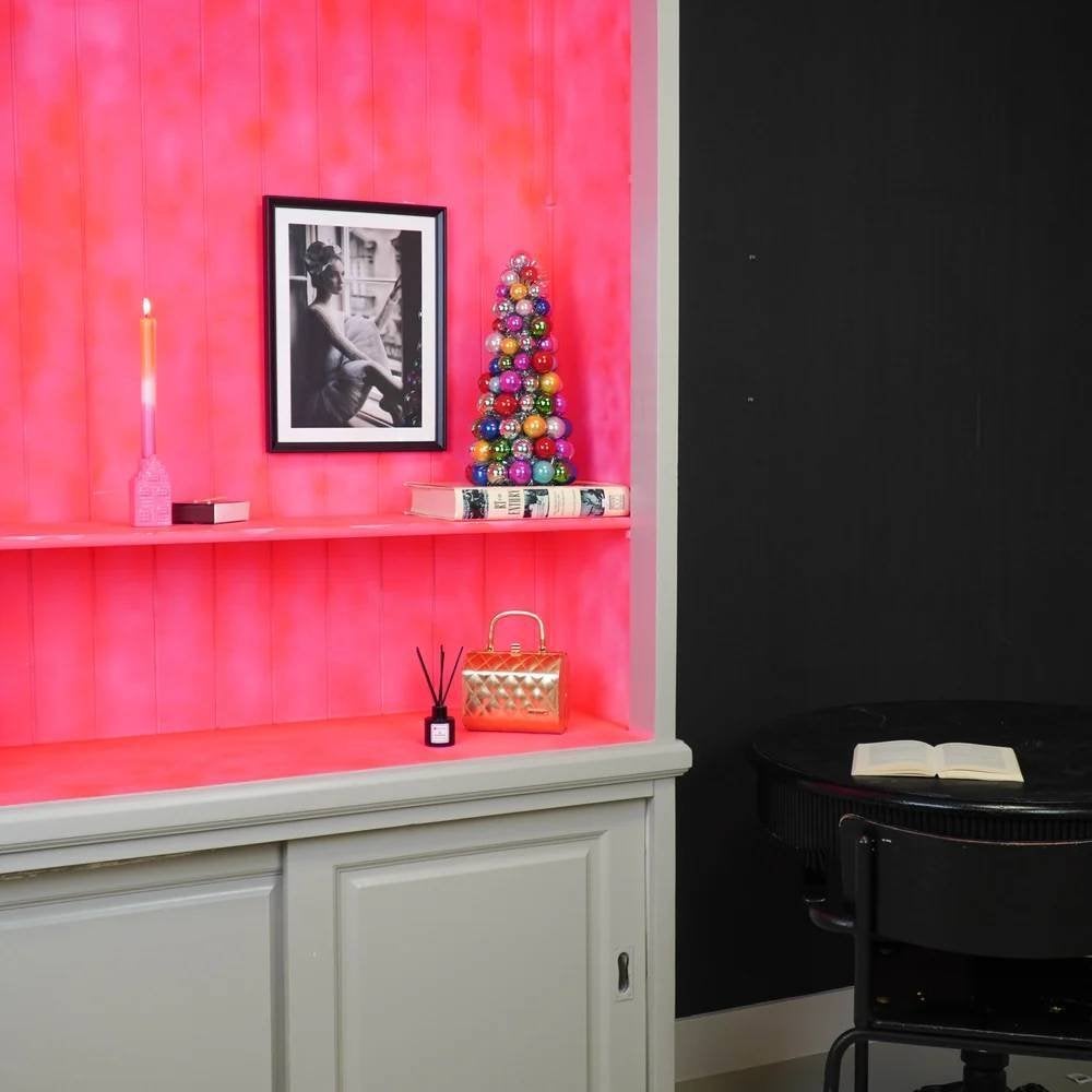 Housevitamin gekleurde kerstboom van ballen - 19x41 cm, Ophalen of Verzenden, Nieuw