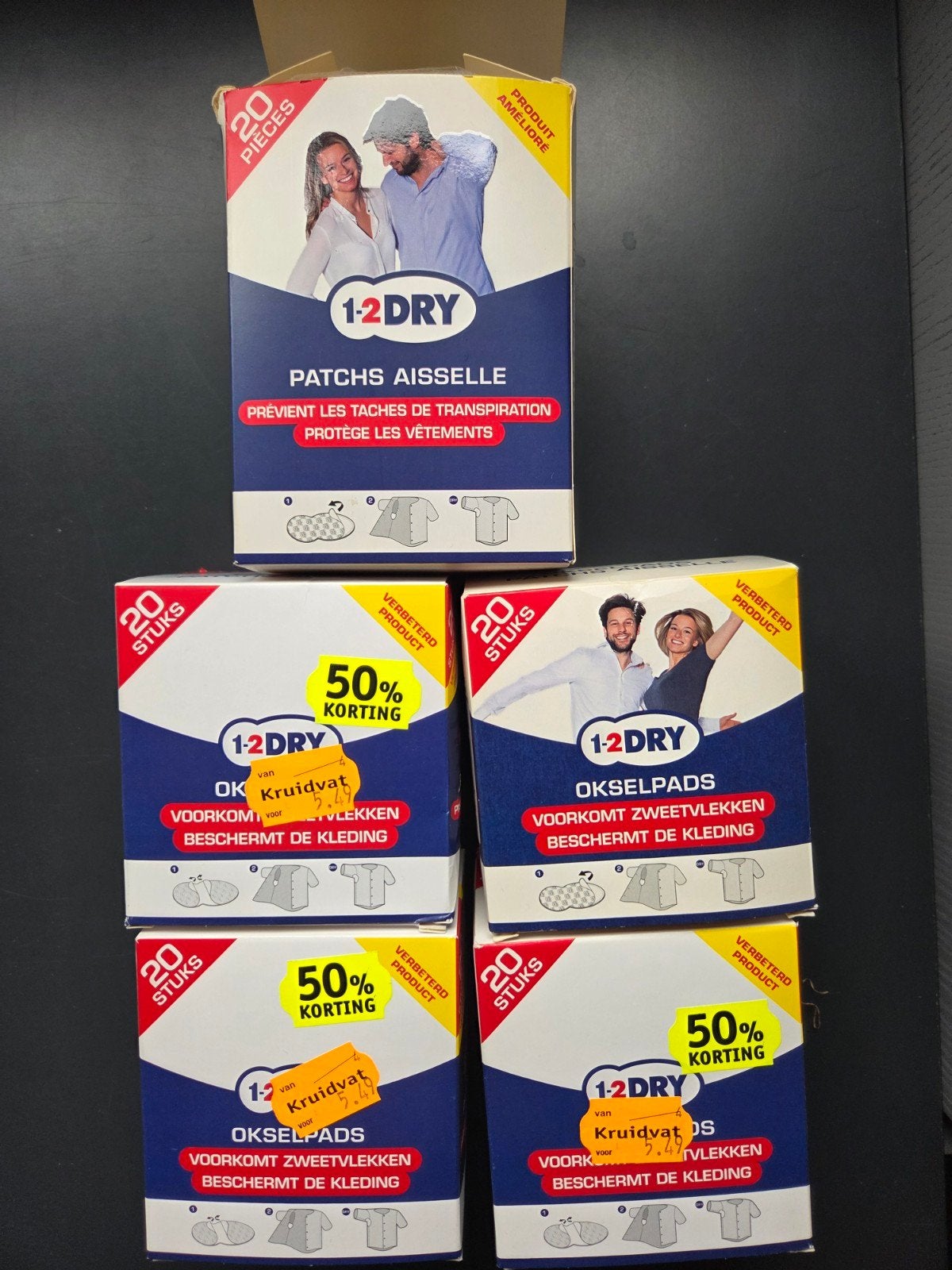 Witte okselpads maat M en L, Ophalen of Verzenden