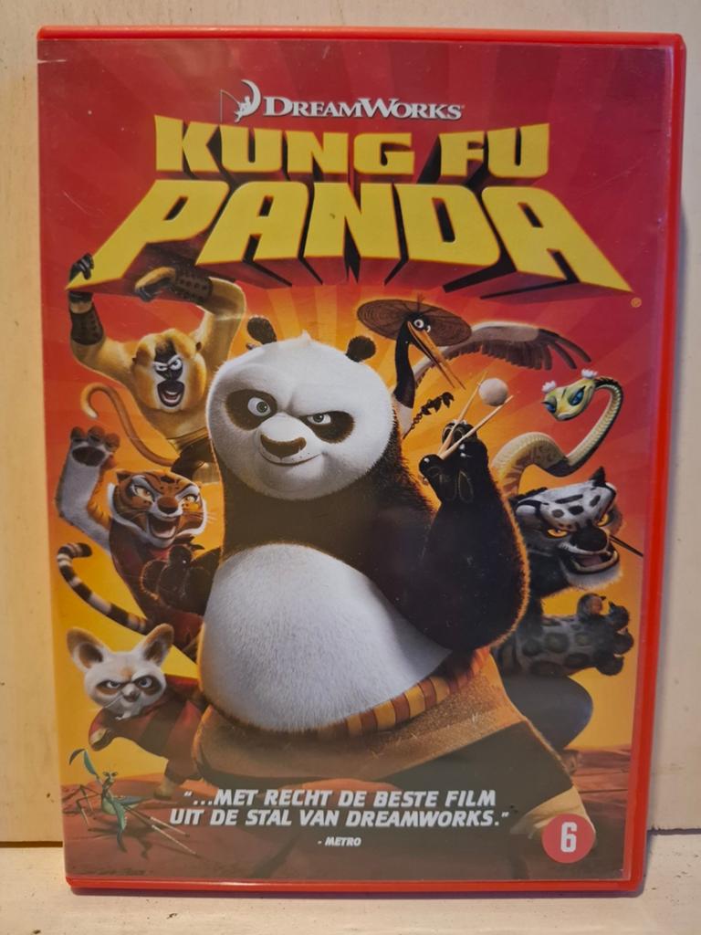 Kung Fu Panda - Animatie/Avontuur - DVD, Tekenfilm, Amerikaans, Ophalen of Verzenden, Zo goed als nieuw