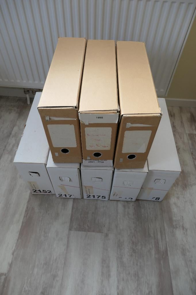 8 archiefdozen, Doe-het-zelf en Verbouw, Kratten en Dozen, Opvouwbaar, Minder dan 35 cm, Minder dan 50 cm, Ophalen of Verzenden