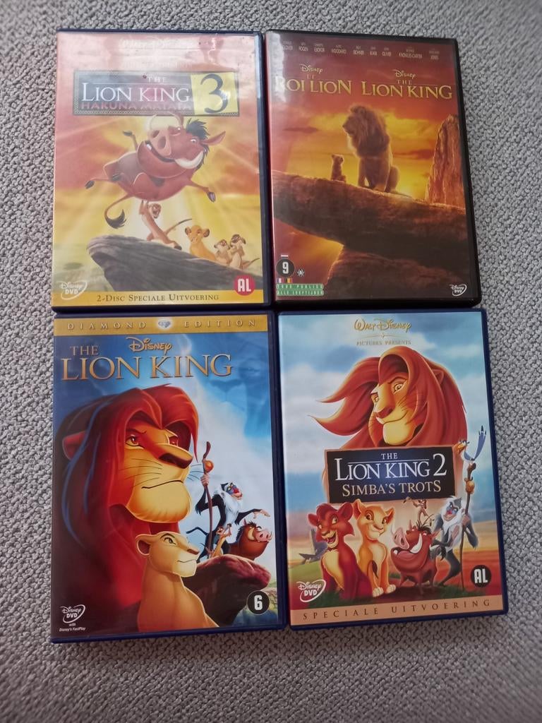 The Lion King set, Tekenfilm, Ophalen of Verzenden, Zo goed als nieuw, Alle leeftijden