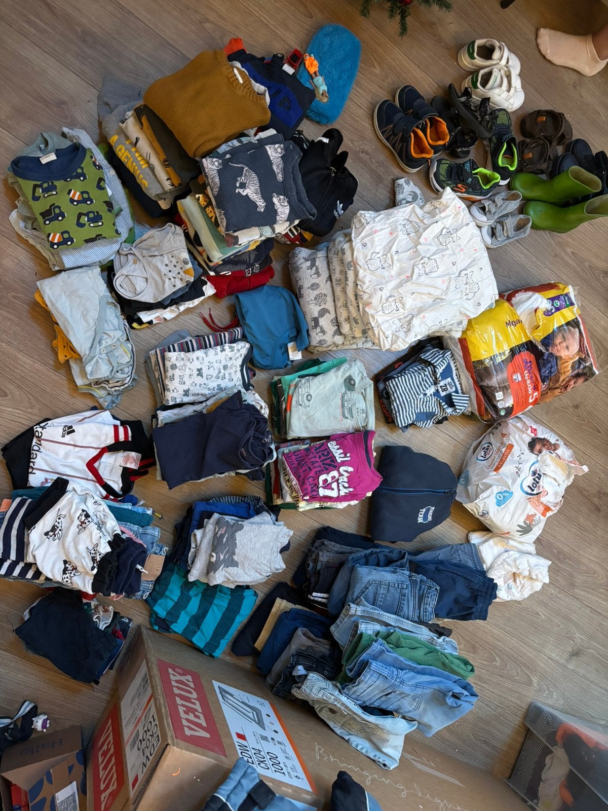 Grote set jongenskleding maat 98/104, Ophalen, Gebruikt, Jongen, Overige typen
