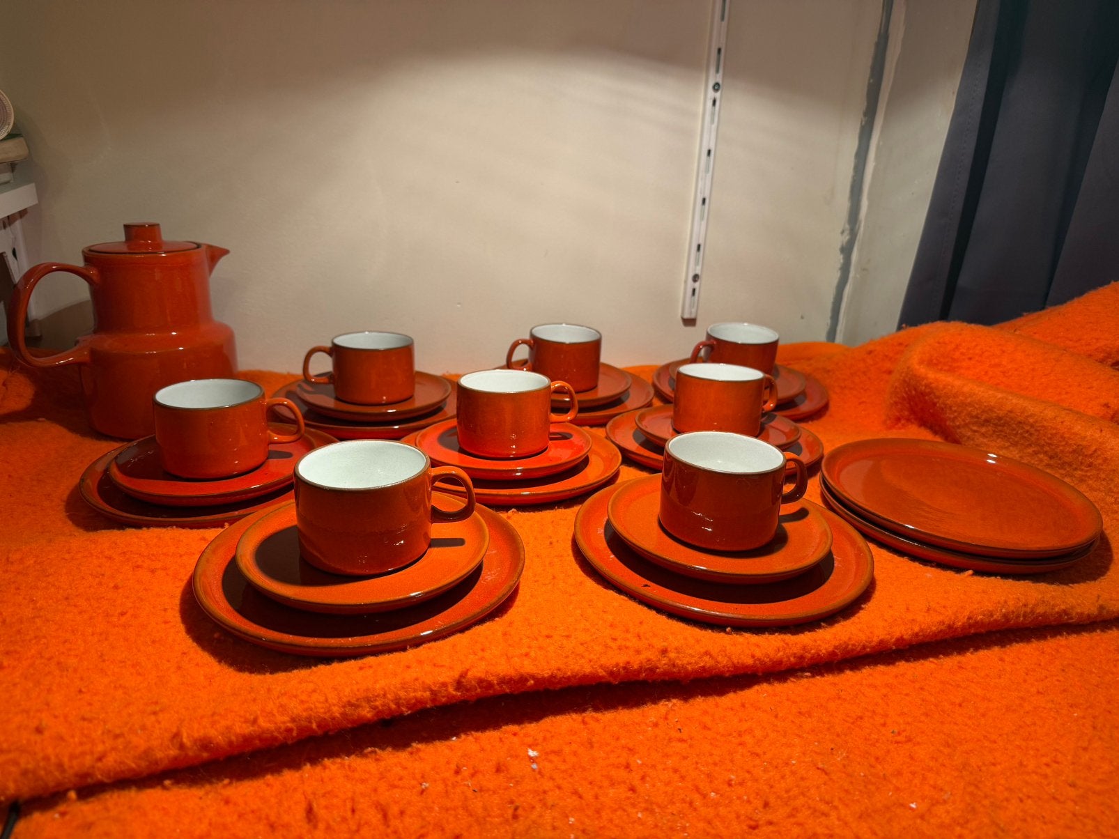 Melitta Ceracron oranje koffie- en ontbijtset – 27 delig, Ophalen of Verzenden