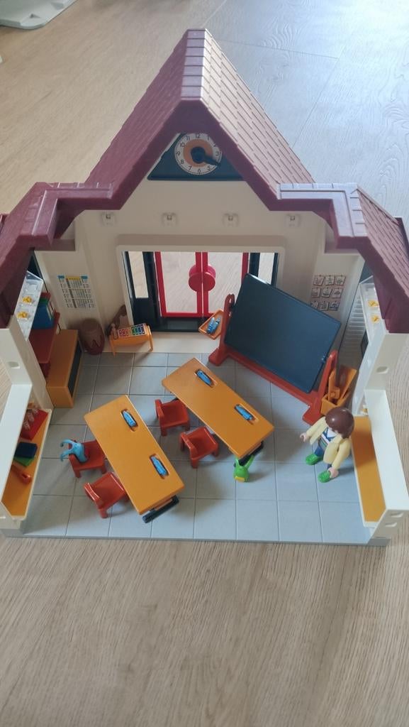 Playmobil Meeneem School - Complete Set, Kinderen en Baby's, Speelgoed | Playmobil, Ophalen of Verzenden, Gebruikt