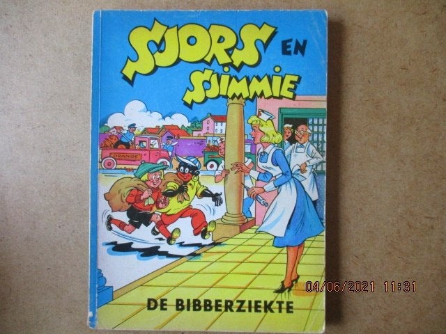 adv4033 sjors en sjimmie - de bibberziekte, Eén stripboek, Ophalen, Gelezen