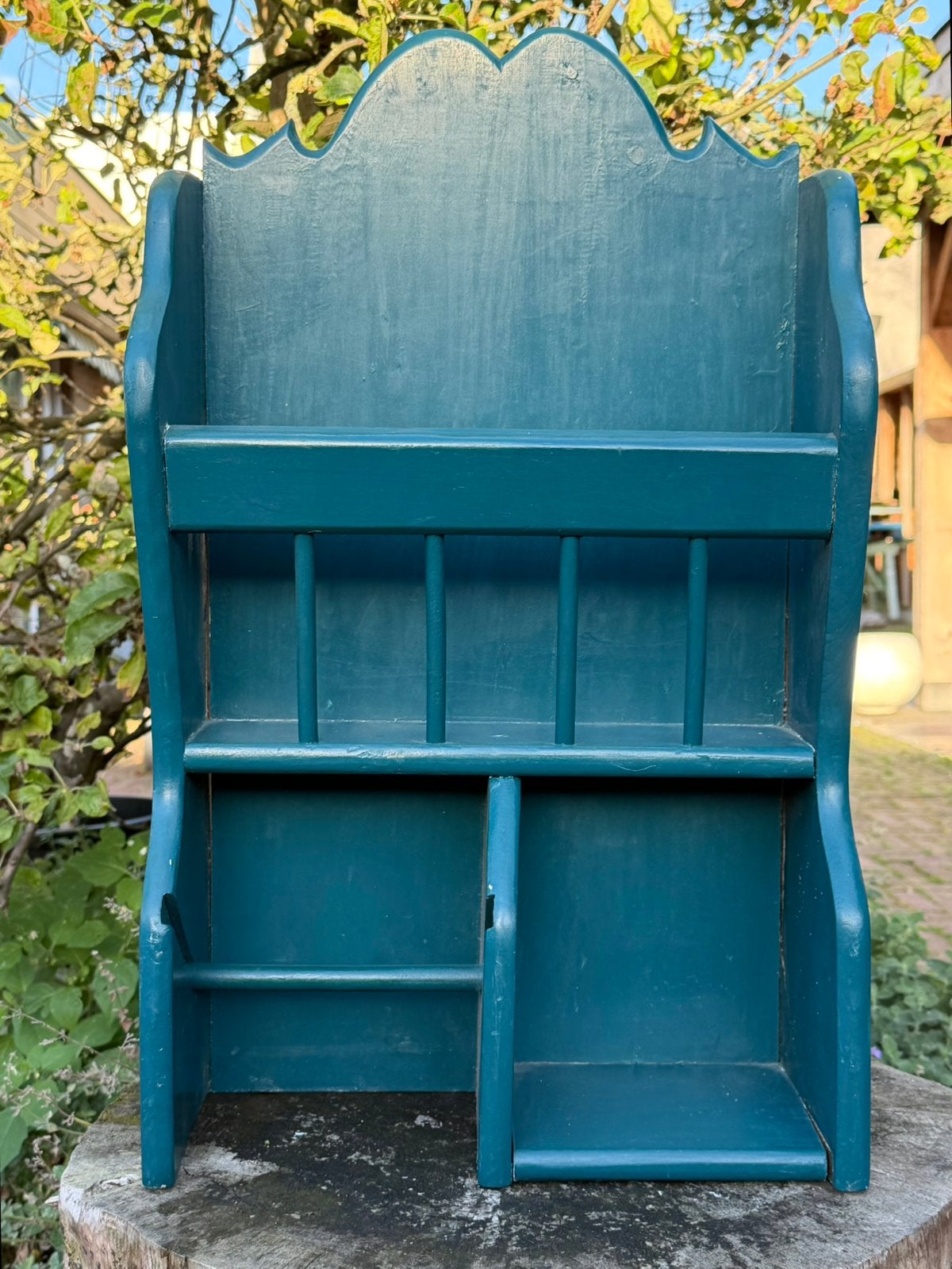 Vintage brocante wandrek keukenrek vintage wandmeubel, Huis en Inrichting, Ophalen, Gebruikt