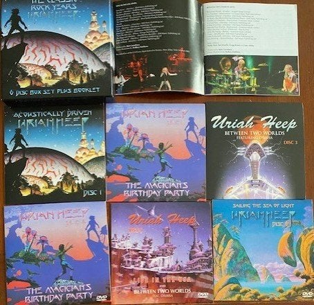 JohnnyWinterStory/Talking Heads Once in a lifetime/UriahHeep, Boxset, Met bonustracks, Ophalen of Verzenden, Zo goed als nieuw