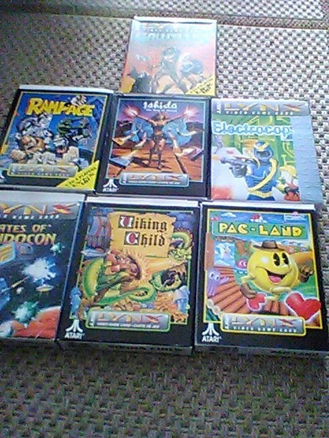 7 spellen voor de Atari Lynx, Spelcomputers en Games, Ophalen of Verzenden, Gebruikt, Zonder controller, Atari Lynx