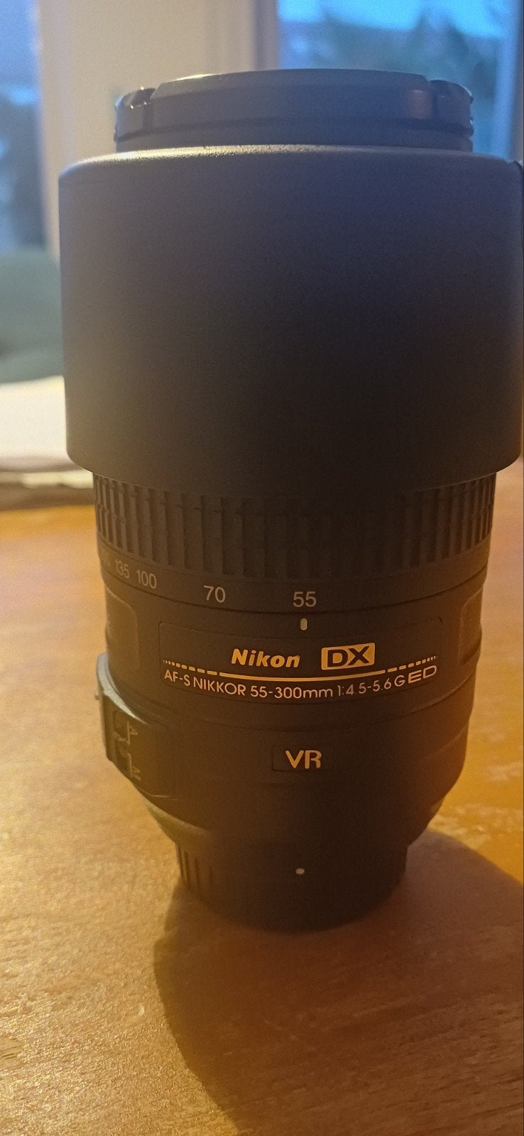 Nikon AF-S DX Nikkor 55-300mm f/4.5-5.6G ED VR lens F-mount, Audio, Tv en Foto, Fotografie | Lenzen en Objectieven, Handmatige focus