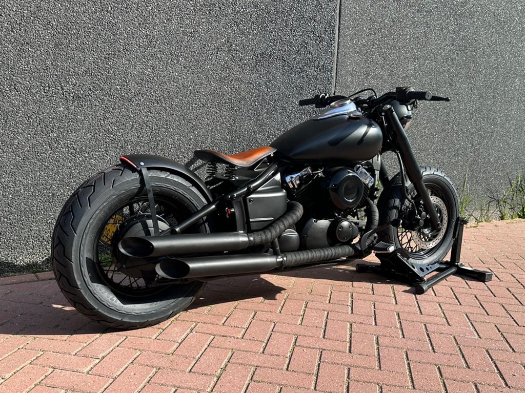Unieke Custom Bobber - Volledig Opnieuw Opgebouwd, NL Bobbers, 2 cilinders, Sportuitlaat, Chopper