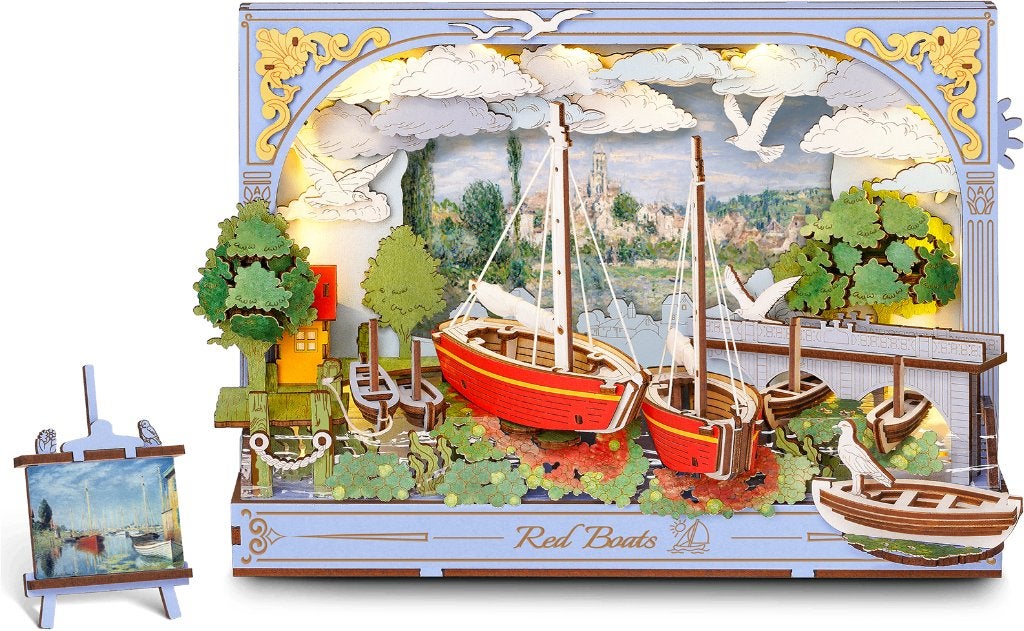 Robotime Red Boats TH004