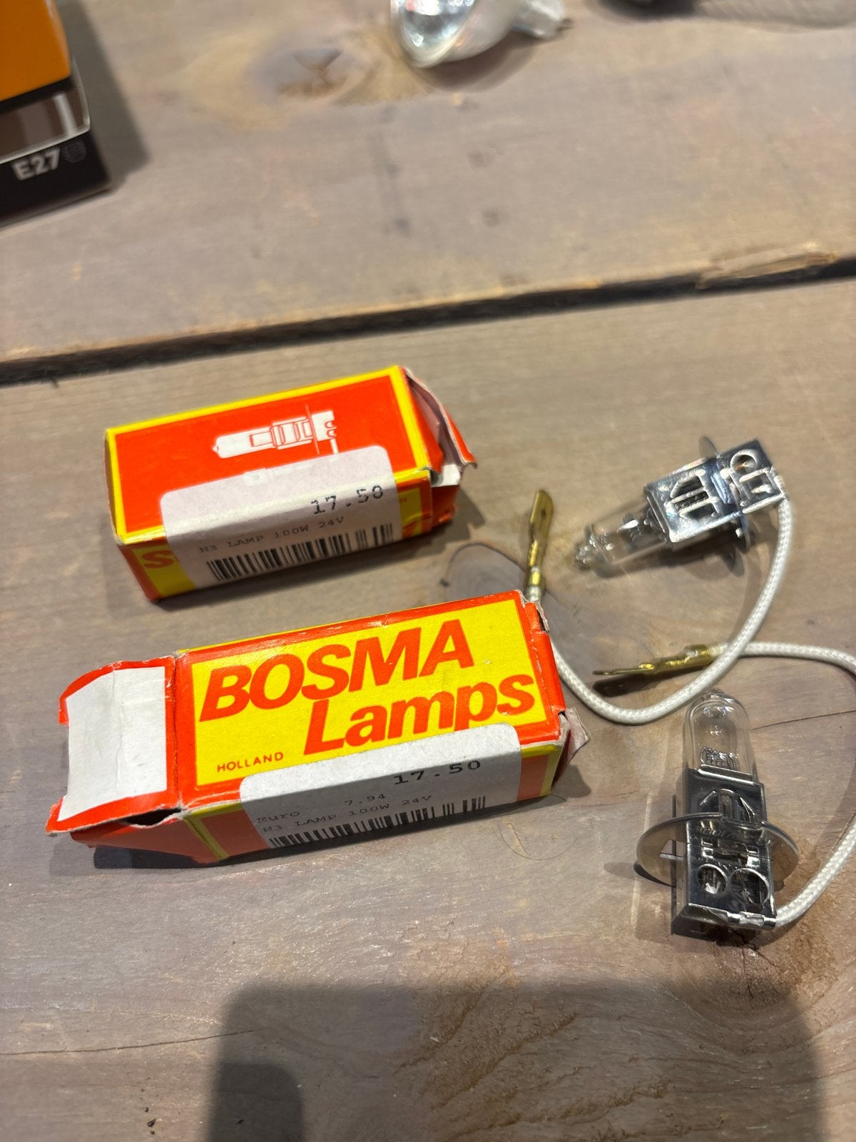 Bosma H3 Lampen 100W 24V - Set van 2, Ophalen of Verzenden, Nieuw, Overige automerken