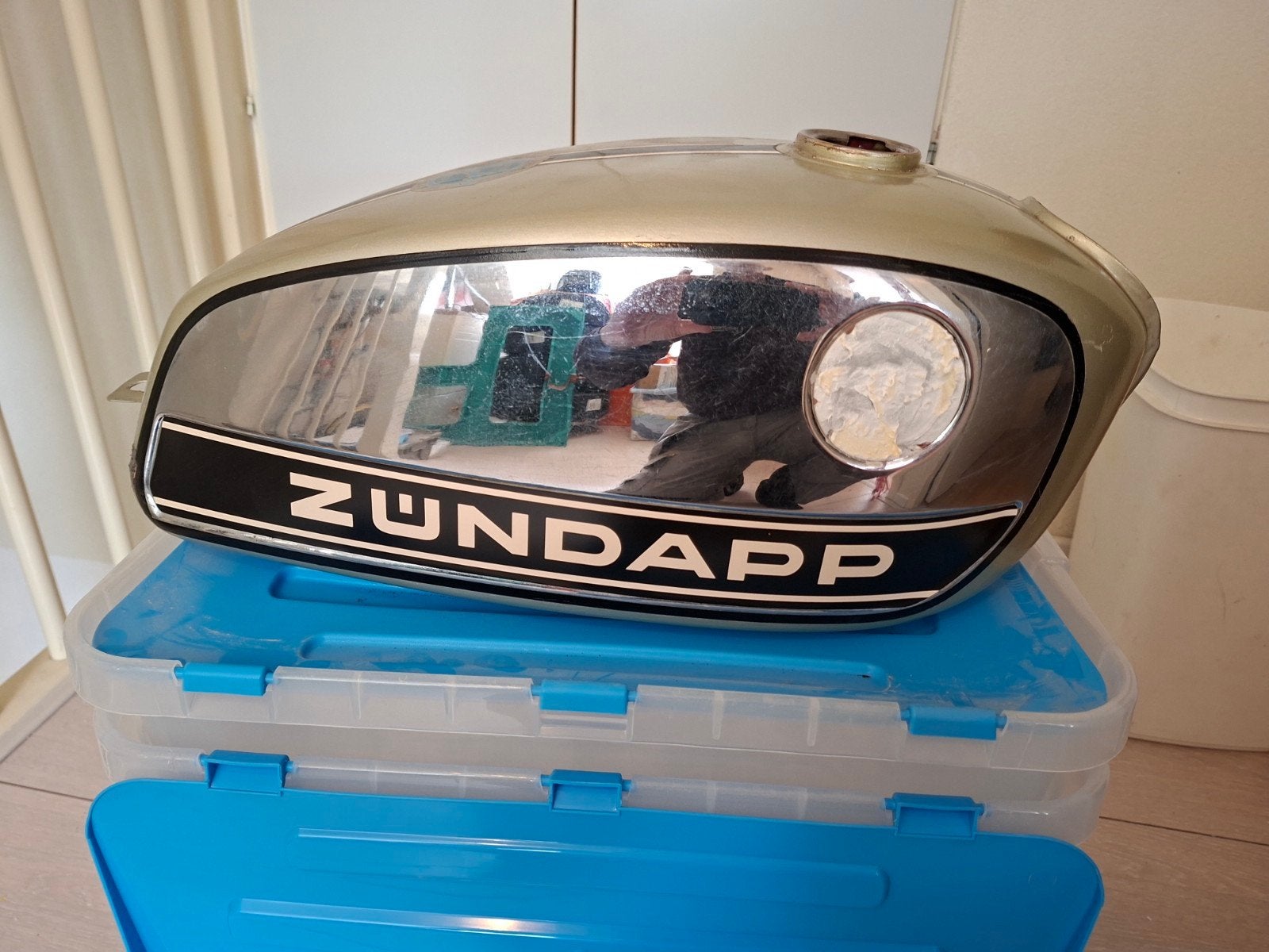 Zundapp 529 langebaan tank, Fietsen en Brommers, Brommeronderdelen | Zundapp, Ophalen of Verzenden, Tank