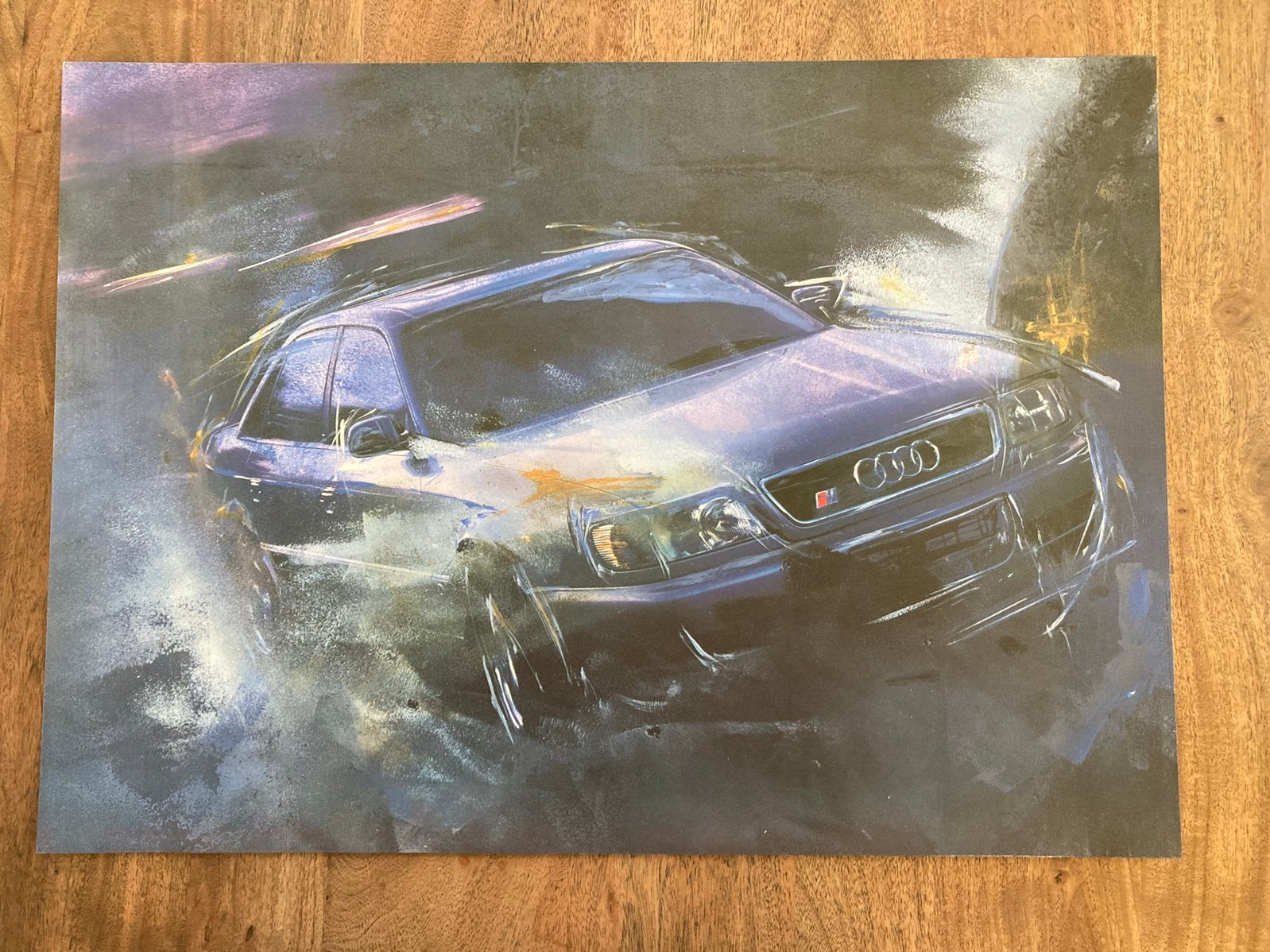 Audi tekeningen 70x50cm A4,S6,A6,A8, Ophalen of Verzenden, Overige onderwerpen