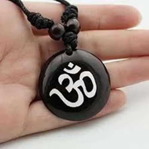 Meditatie hanger met koordketting Yoga, Sieraden, Tassen en Uiterlijk, Kettingen, Overige materialen, Verstelbaar, Overige kleuren