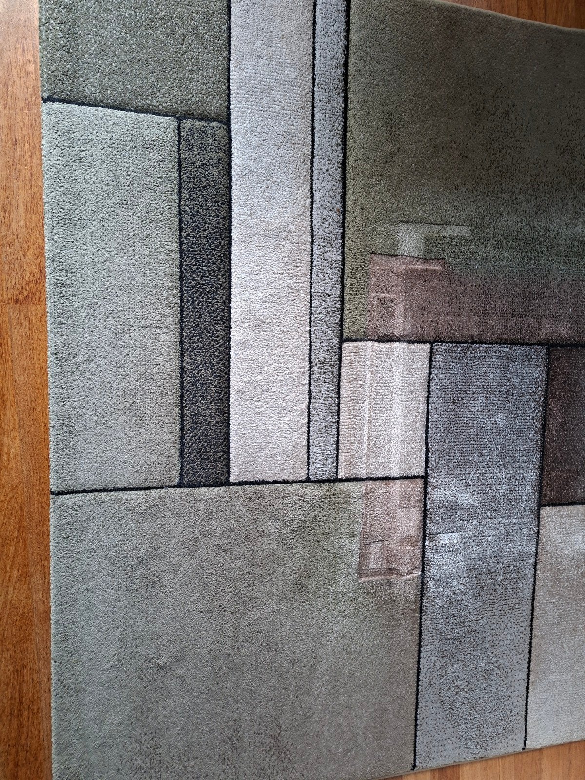 Modern Vloerkleed Merinos Brilliance 160x230 cm Beige, Ophalen, Gebruikt, 150 tot 200 cm, 200 cm of meer