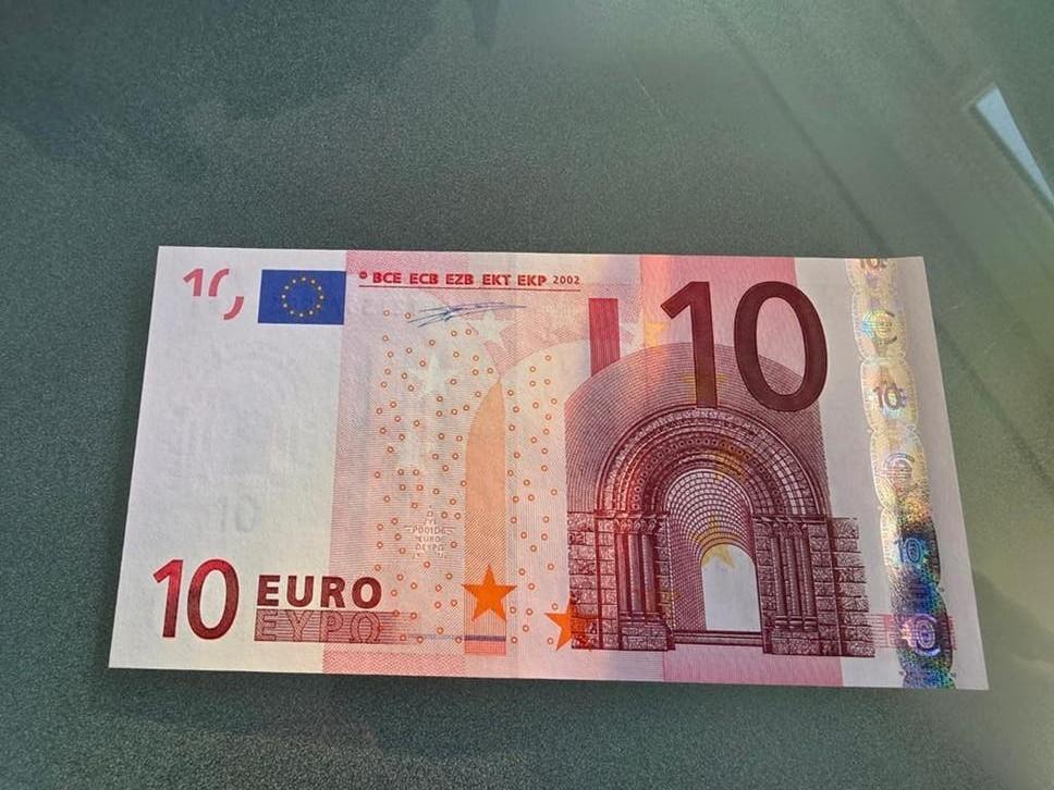 10 Euro biljet Nederland 2002 unc p001d6, Postzegels en Munten, Bankbiljetten | Europa | Eurobiljetten, Ophalen, Overige landen