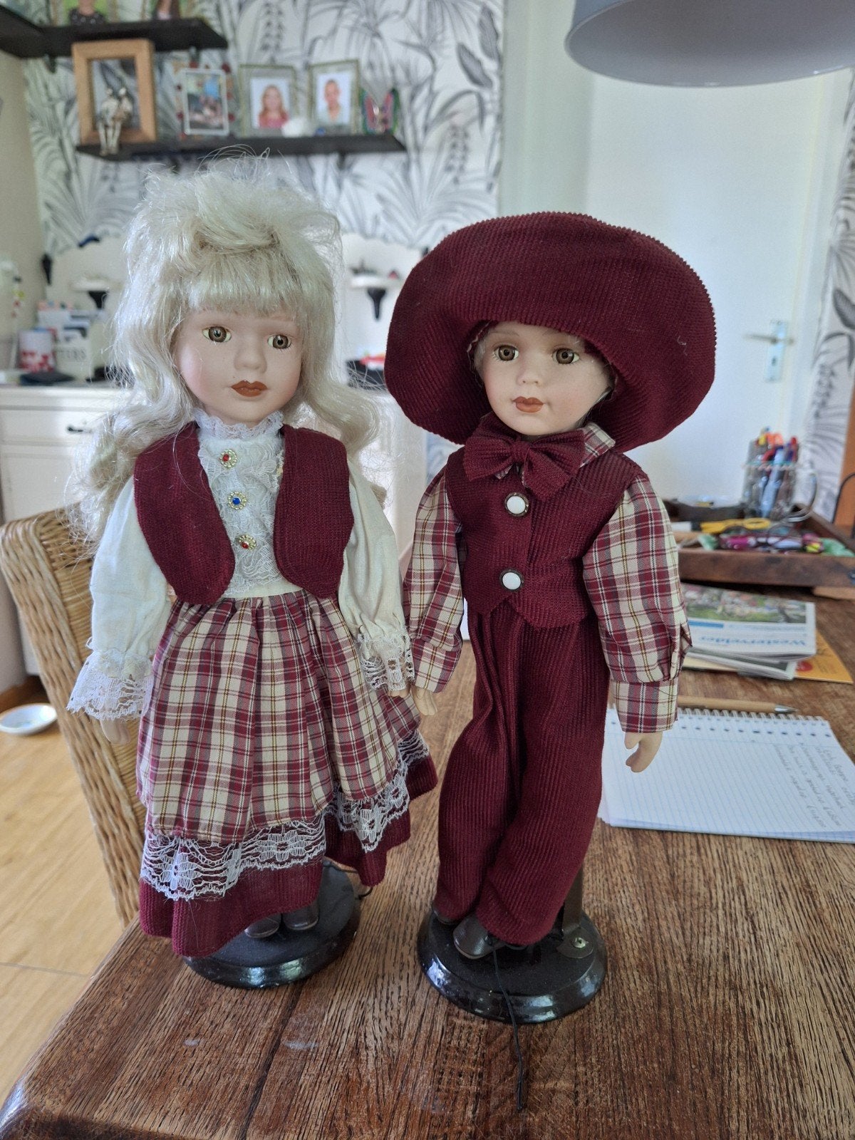 Sier poppen., Verzamelen, Ophalen of Verzenden, Poppenhuis