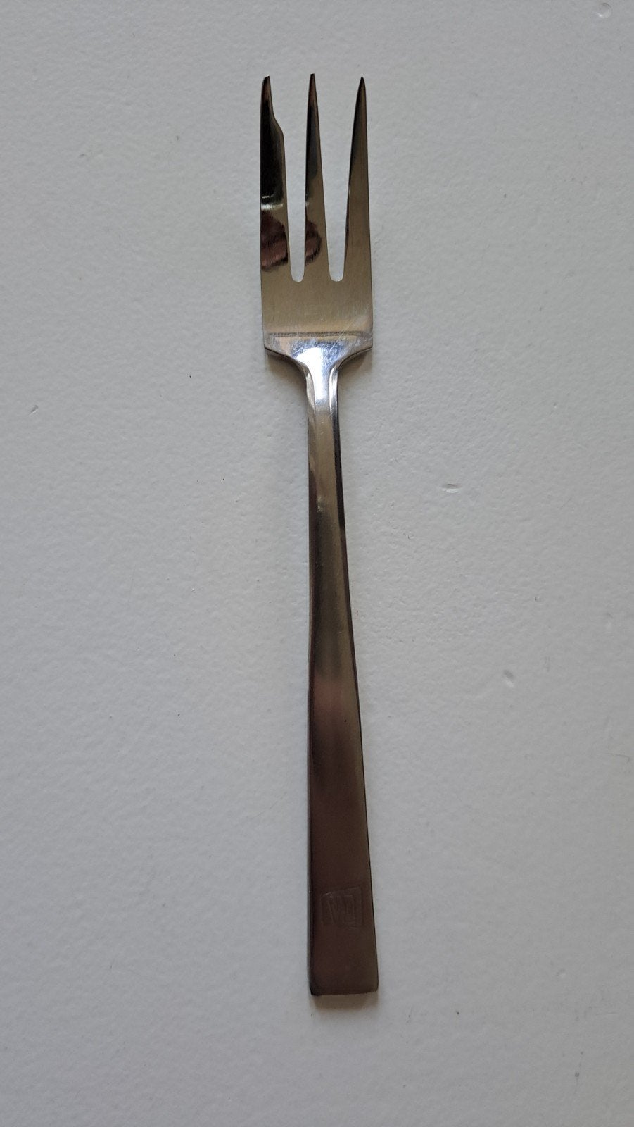 Sola grote gebaksvork taartvork merk V&D 14,3 centimeter, Ophalen of Verzenden