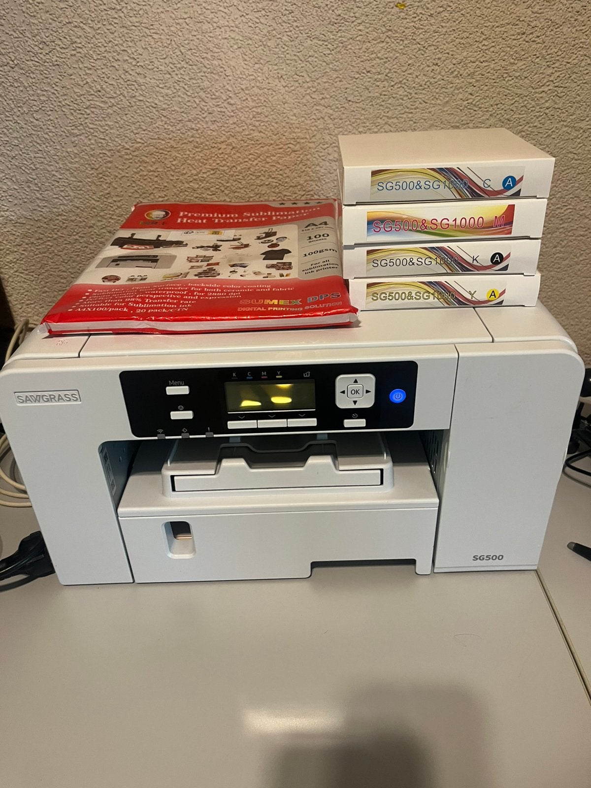 Sawgrass SG500 sublimatieprinter (+ accessoire ), Computers en Software, Printers, Zo goed als nieuw, Ophalen