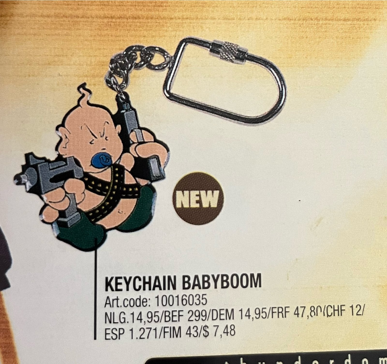 Searching Babyboom sleutelhanger - 1998 1999, Ophalen of Verzenden, Nieuw, Knuffel of Figuurtje