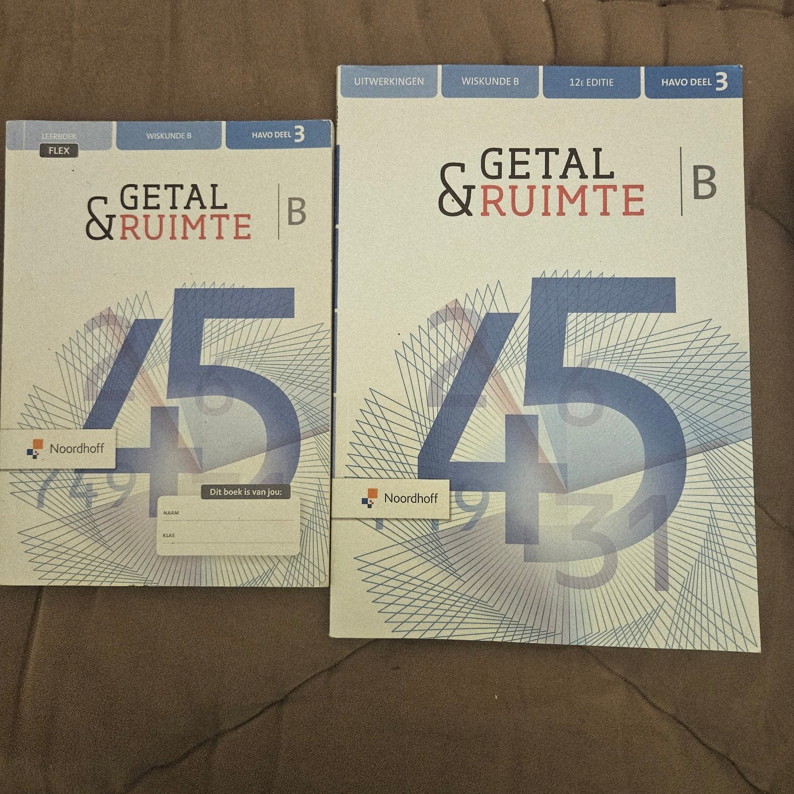Getal & Ruimte Wiskunde B HAVO deel 3 Leerboek/Uitwerkin, Boeken, Noordhoff, HAVO, Ophalen of Verzenden, Zo goed als nieuw