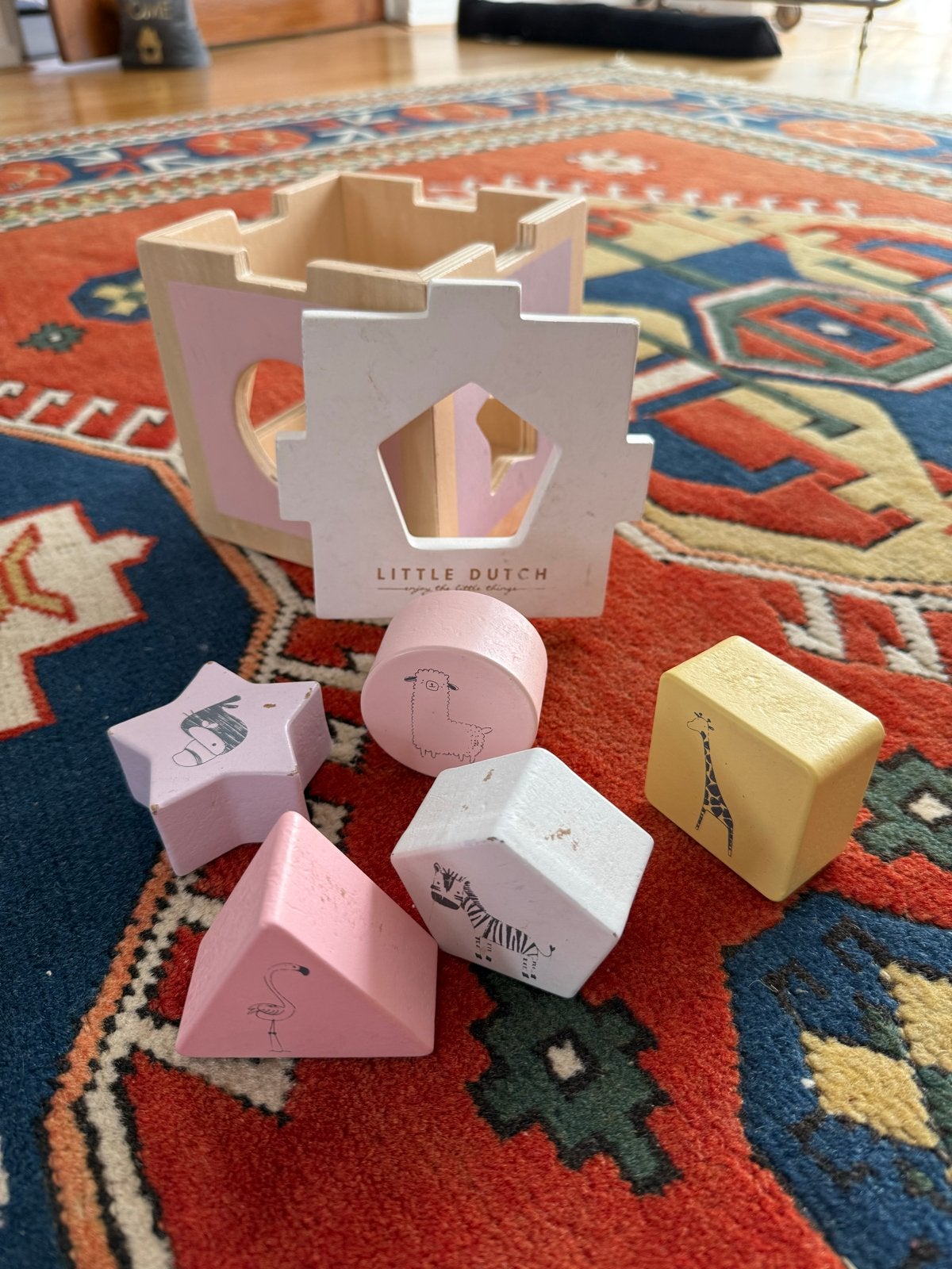 Little Dutch Houten Vormenstoof Roze, Ophalen of Verzenden, Zo goed als nieuw, Overige typen