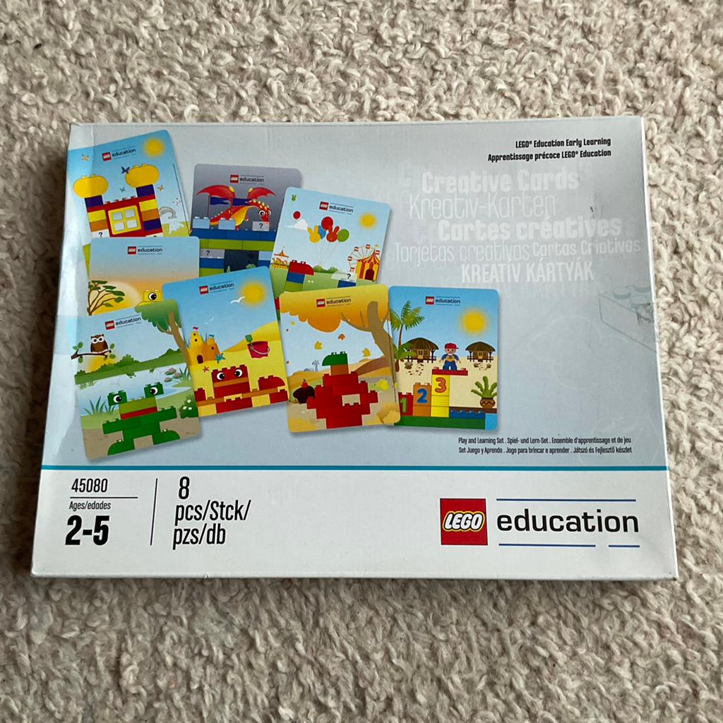 LEGO Education Creative Cards 45080 (8 stuks), Ophalen, Overige thema's, Lego, Accessoire