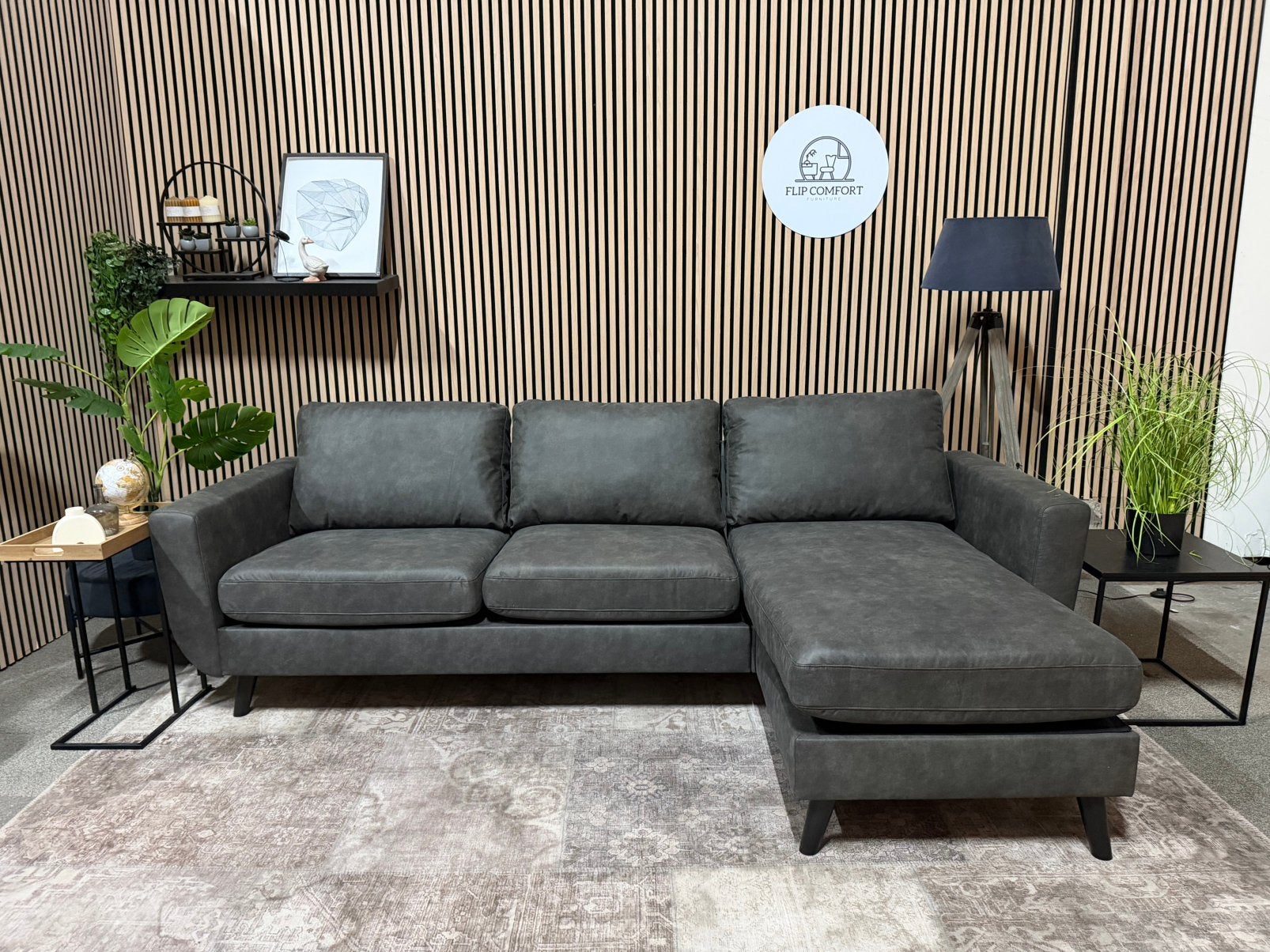 “GRATIS LEVERING” Nieuwe kunstlederen hoekbank! 245x150, Kunststof, 125 tot 150 cm, Ophalen of Verzenden, 200 tot 250 cm